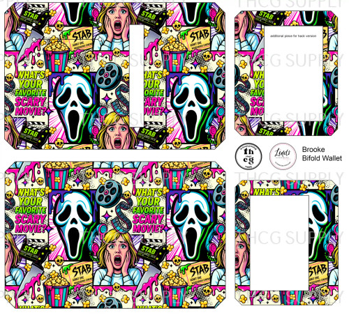 Cut and Sew - Brooke Bifold Wallet R&R004 SCREAM BUTTER