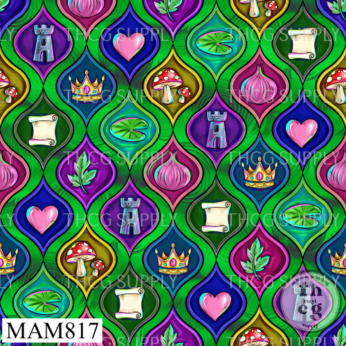 MAM817 Shrek Cord Dark Green