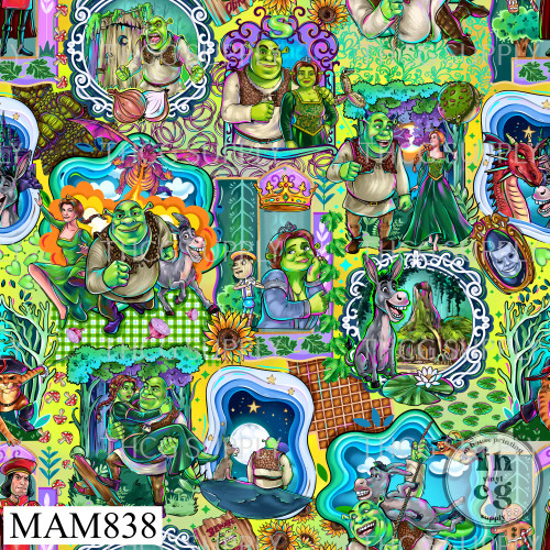 MAM838 Shrek light Green