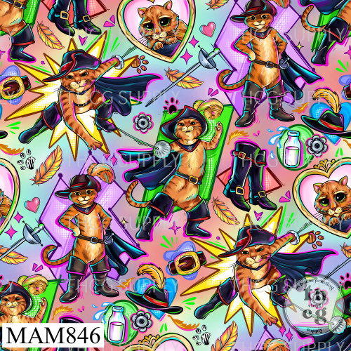 MAM846 Pussy Cat Purple