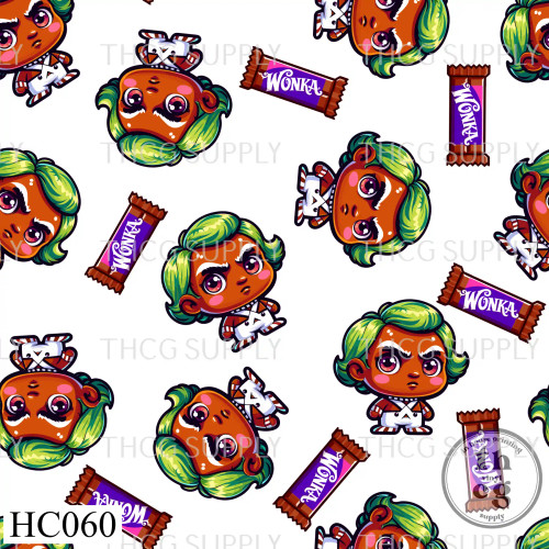 HC060 Oompa Wonka Pink check