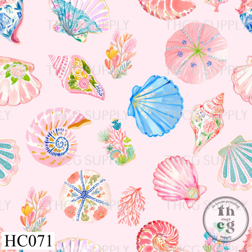 HC071 Pretty Shells Pink