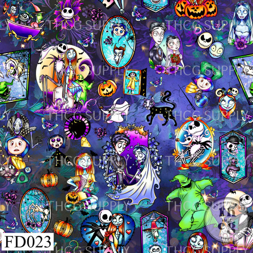 FD023 Halloween Characters Mash