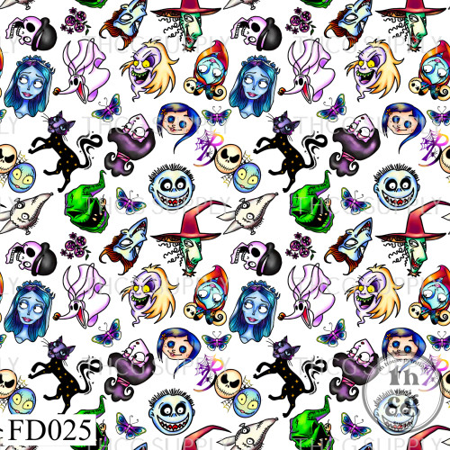 FD025 Halloween Characters Head Mash Dark