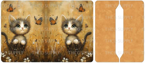 Cut and Sew - Mini Notebook Cover J167 Rustic Farm Cats