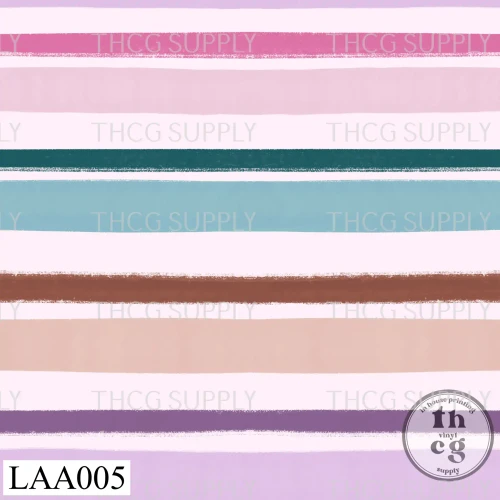 LAA005 Pink multi stripe