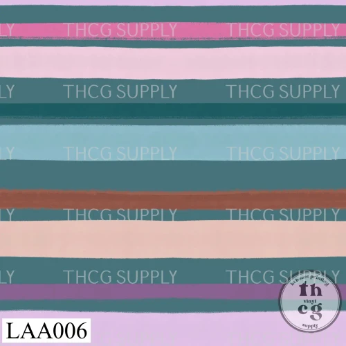 LAA006 Pink multi stripe