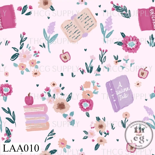 LAA010 A unicorn tale pink
