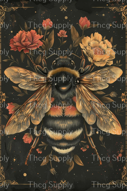 Retail Journal Panel  - J407 Bee A4 size on Smooth Vinyl