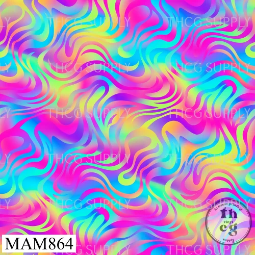 MAM864 Dora Background Rainbow