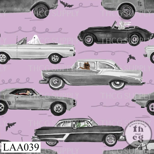 LAA039 Monster Cars Lavender