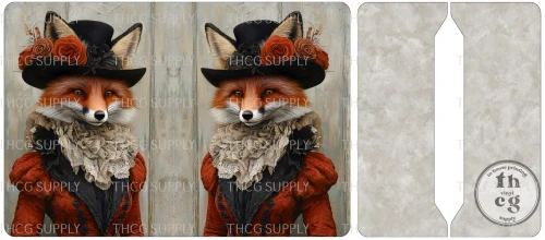 Cut and Sew - Mini Notebook Cover J251 Anthro Fox