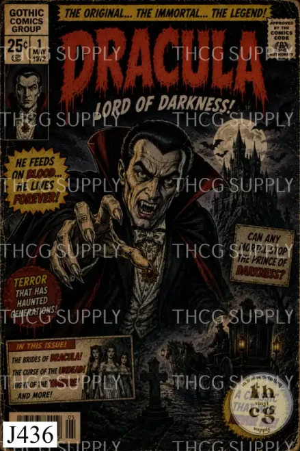 Journal Panel -J436 DRACULA COMIC