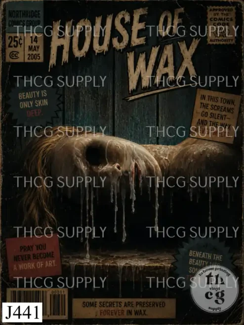 Journal Panel -J441 HOUSE OF WAX COMIC