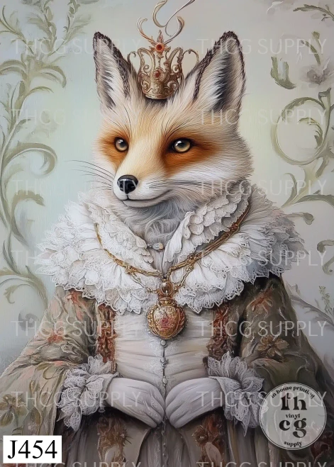 Journal Panel -J454 Royalty Foxes