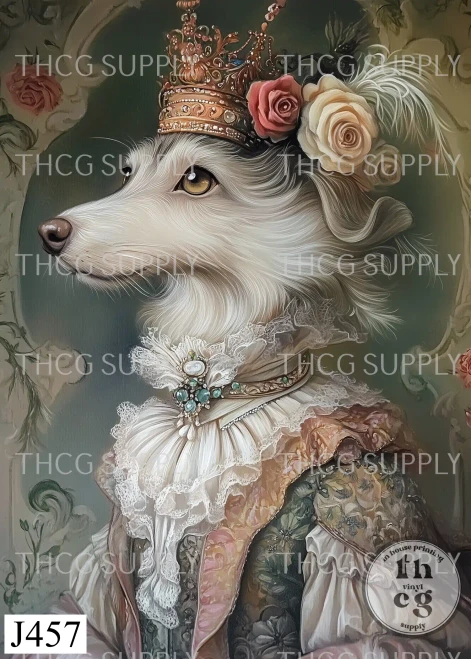 Journal Panel -J457 Royalty Dog