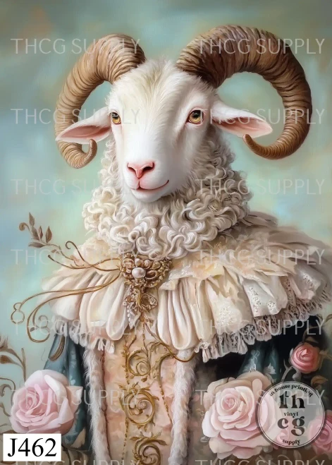 Journal Panel -J462 Royalty Goat