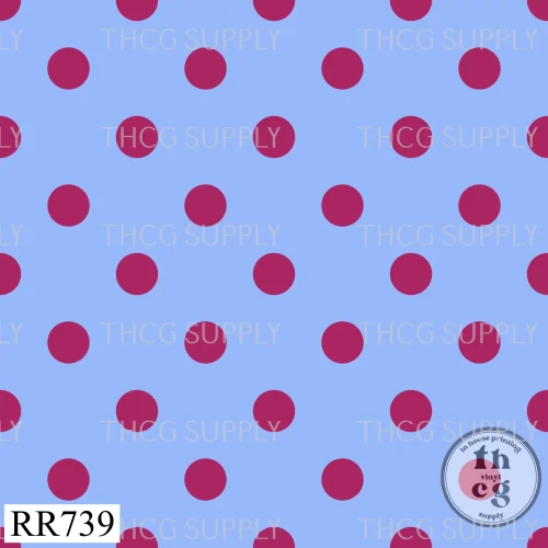 RR739 Periwinkle Dots