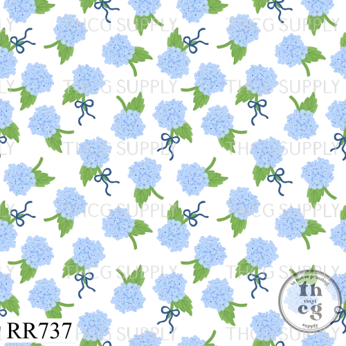 RR737 Hydrangeas Transparent