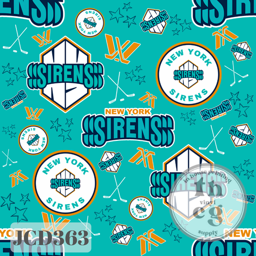 JCD363 NY Hockey Teal