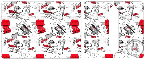 Cut and Sew - Passport Cover - THCG1931 SnoopyPlaneCraze