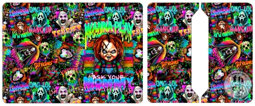 Cut and Sew - Passport Cover - Chucky Splatter