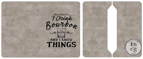 Cut and Sew - Passport Cover - Bring burbon