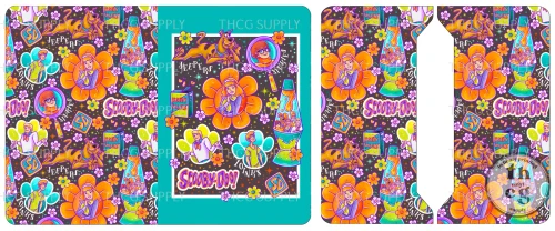 Cut and Sew - Passport Cover - AM011 Groovy Scooby Doo