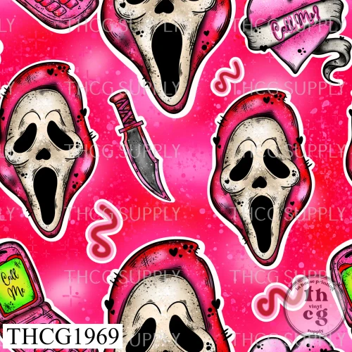 THCG1969 Ghost face pink