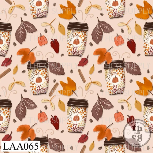 LAA065 Pumpkin spice pizazz oat milk