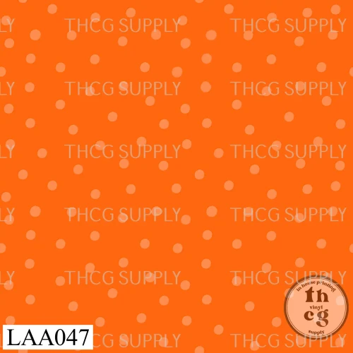 LAA047 Dots pumpkin orange tonal