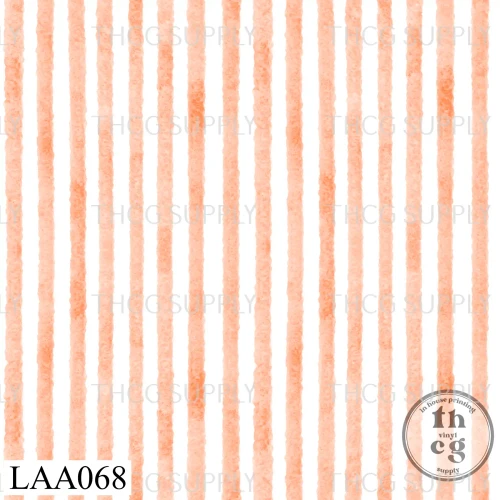 LAA068 Watercolor stripe pumpkin white