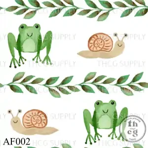 AF002 Woodland frog and snail