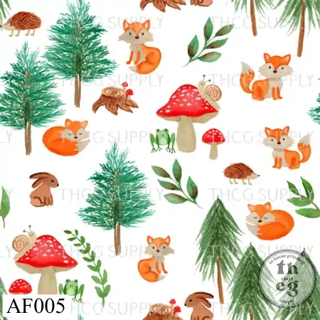 AF005 Woodland foxes and frogs