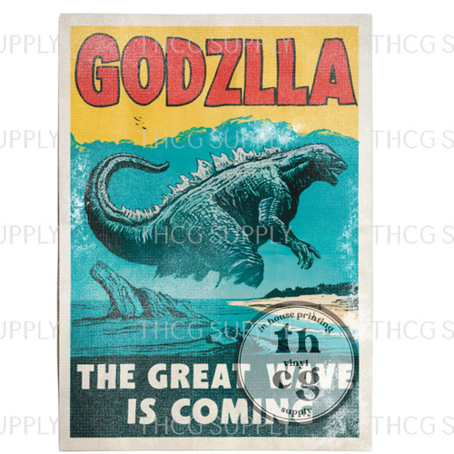 Retail Journal Panel - J757 Godzilla A4 Size Litchi Vinyl