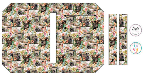 Retail Pocket Pal  BBB008 Floral Cameras on Litchi vinyl