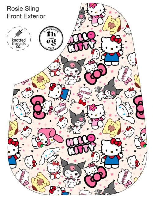 Retail - Rosie Sling Panel BP078 Hi Cats Smooth Vinyl (FLAW)
