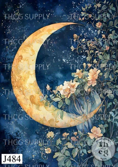 Journal Panel -J484 Astral Dreams  Moon