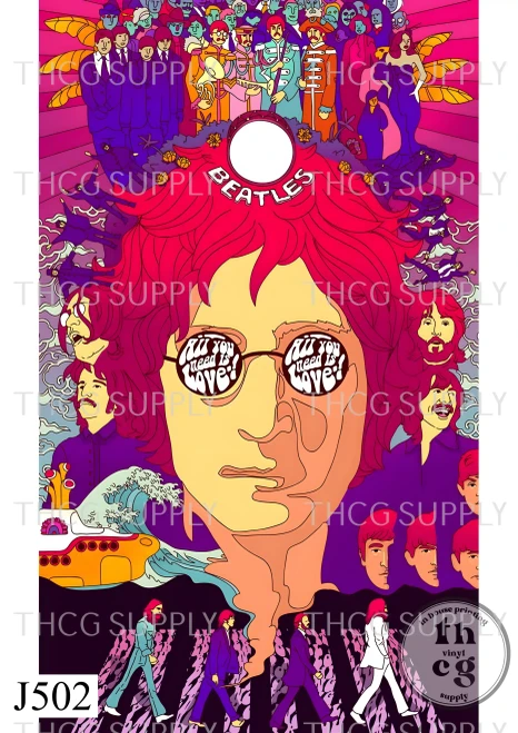 Journal Panel -J502 Retro Concert Beatles