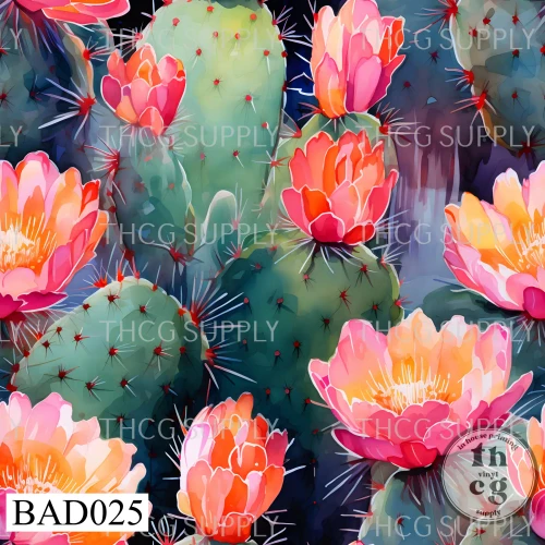 BAD025 Blooming Cacti