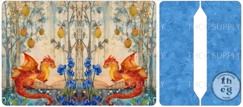 Cut and Sew - Mini Notebook Cover J327 Pastel Whimsy Dragons