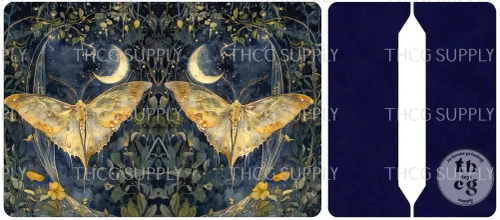 Cut and Sew - Mini Notebook Cover J398 Astral Dreams and Dark Woods Moth