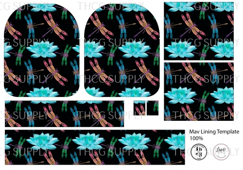 Cut and Sew - Mav Template AKS002 dragonfly