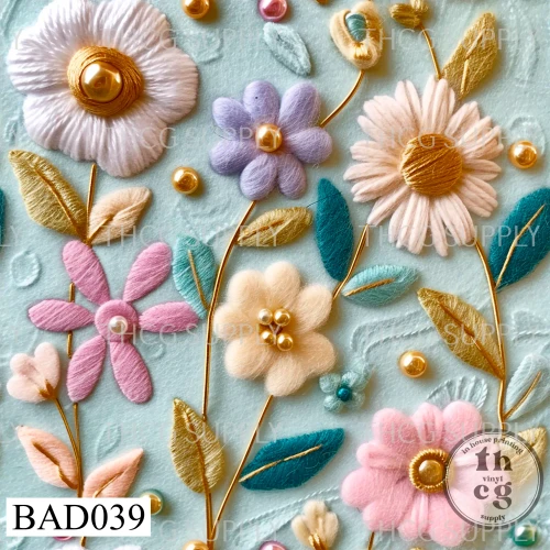 BAD039 3d Florals