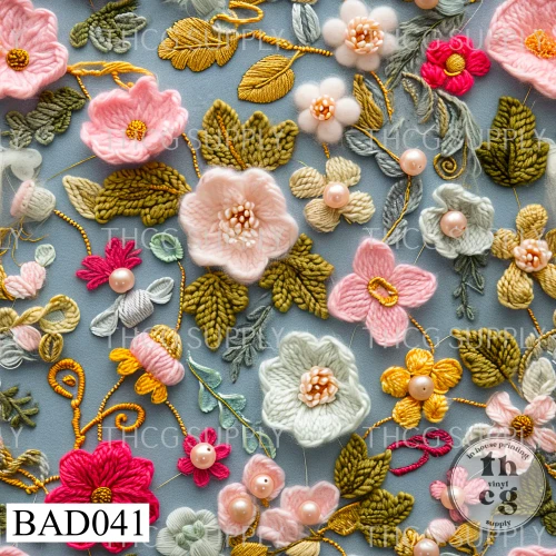 BAD041 3d Florals