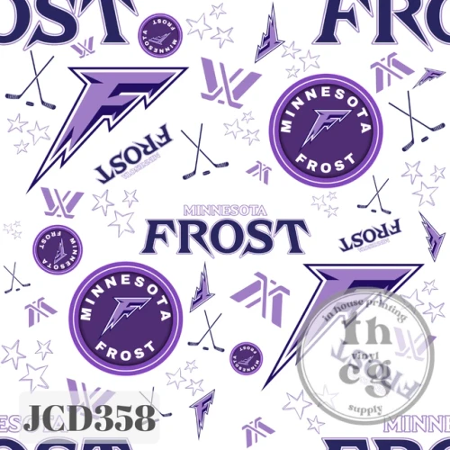 Retail Roll: JCD358 Frosty Hockey White on Litchi vinyl (Medium Scale)
