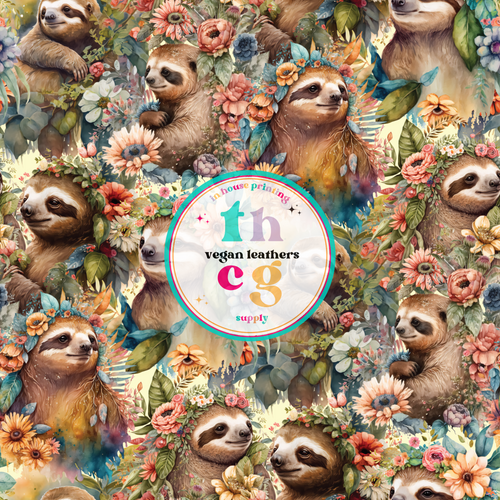 BBB022 Floral Sloths