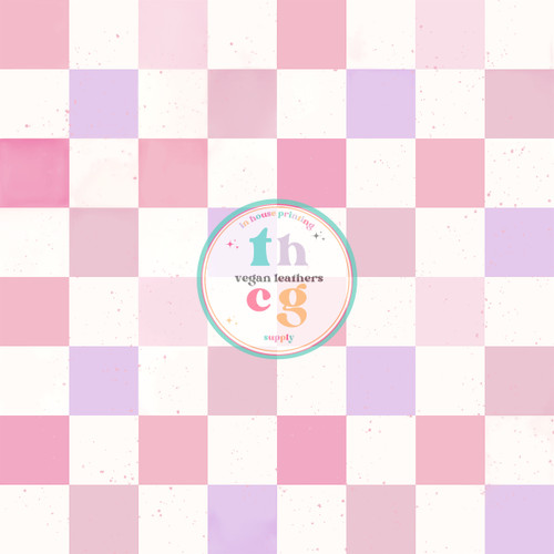 MB033 Pink Purple Checkerboard Pattern