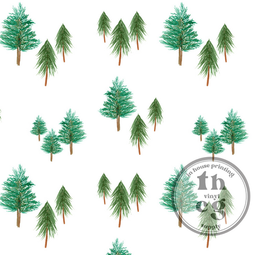 AF001 woodland minimalist trees