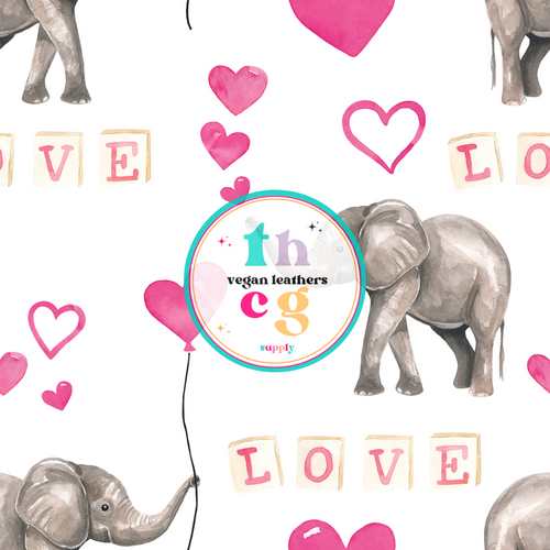 CR805 Elephants with Pink